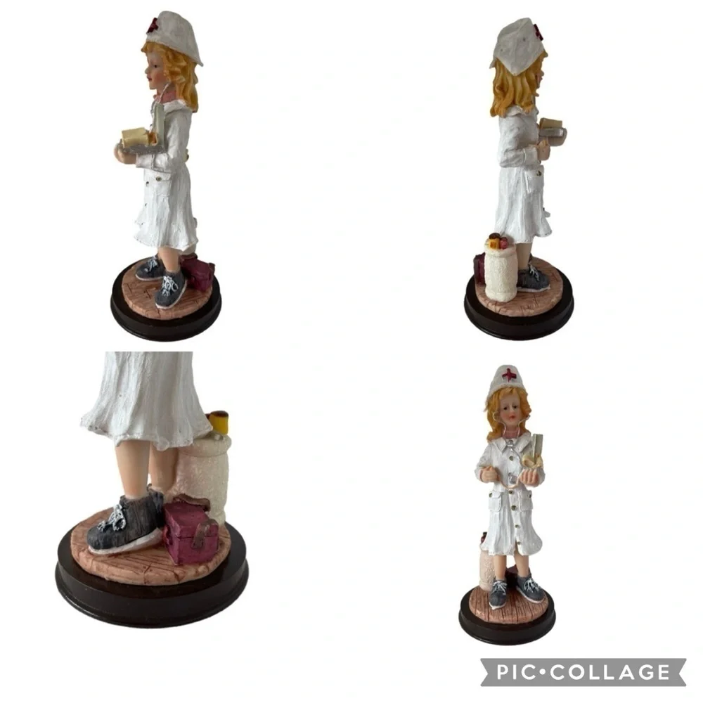 Russ Berrie Doctor Nurse Figurine Set